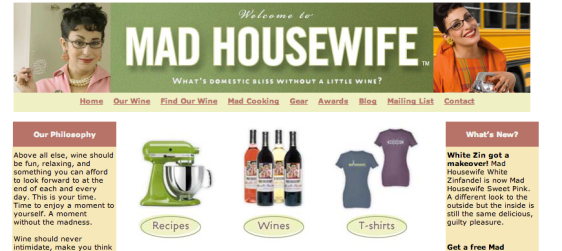 Mad Housewife website