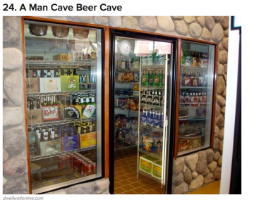 man cave beer fridge